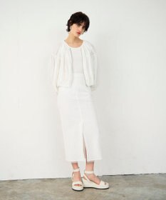 GRACE CONTINENTAL ギャザータフタブルゾン