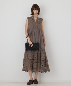 GRACE CONTINENTAL エンブロイダリーワンピース