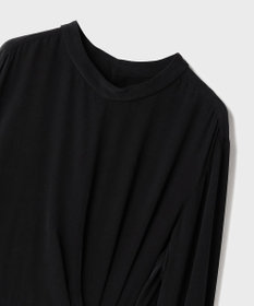 GRACE CONTINENTAL シルクデシンドレープワンピース