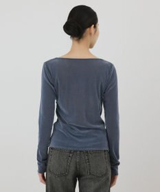GRACE CONTINENTAL フロッキードレープトップス