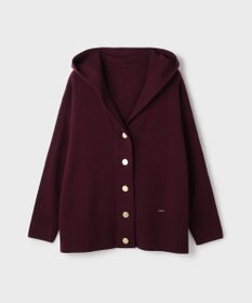 GRACE CONTINENTAL ウールフードニットカーディガン