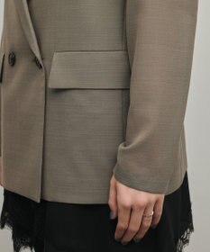 GRACE CONTINENTAL シアーウールジャケット