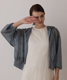 GRACE CONTINENTAL シアーニットパーカー