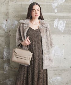 グレースコンチネンタル ポンチョ　コート　美品 ムートンポンチョコート / GRACE CONTINENTAL | GRACE