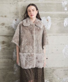 グレースコンチネンタル ポンチョ　コート　美品 ムートンポンチョコート / GRACE CONTINENTAL | GRACE