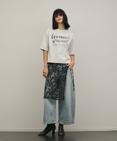 GRACE CONTINENTAL レイヤードロゴＴシャツ
