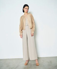 GRACE CONTINENTAL ピンタックショートブラウス