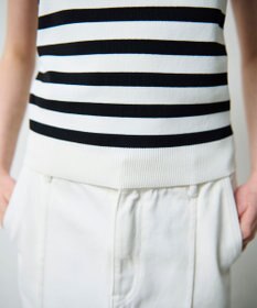 GRACE CONTINENTAL 配色ニットキャミ