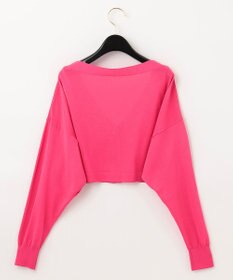 GRACE CONTINENTAL ショートルーズニットカーディガン