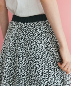 GRACE CONTINENTAL フェザーembドレス