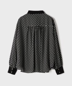 GRACE CONTINENTAL ドットコンビブラウス