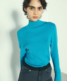 GRACE CONTINENTAL ビジューリブニットトップ