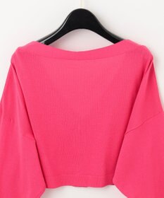 GRACE CONTINENTAL ショートルーズニットカーディガン