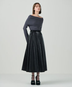 GRACE CONTINENTAL オフショルニットトップ