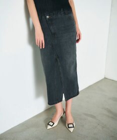GRACE CONTINENTAL タイトデニムスカート