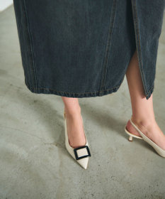 GRACE CONTINENTAL タイトデニムスカート