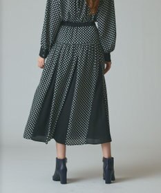 GRACE CONTINENTAL ドットコンビスカート
