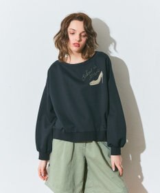 GRACE CONTINENTAL モチーフ刺繍スウェットトップ
