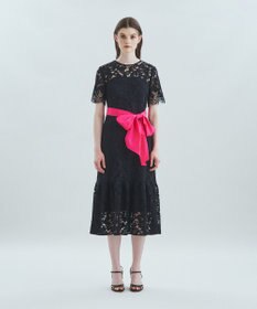 タフタベルト付レースドレス / GRACE CONTINENTAL | GRACE CONTINENTAL グレースコンチネンタル 通販