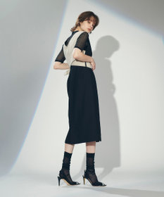 ◆Kenneth Lady 配色カラベルテッドワンピース ◇Kenneth Lady 配色カラベルテッドワンピース