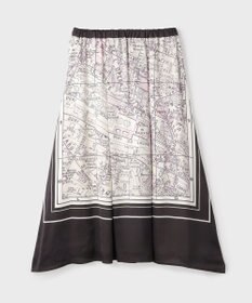 GRACE CONTINENTAL パリスカーフプリントスカート