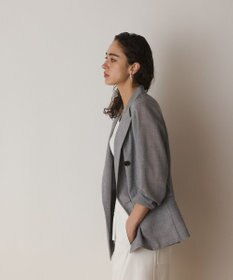 GRACE CONTINENTAL シアーテーラードジャケット
