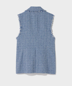 GRACE CONTINENTAL シャンブレーツイードジレ