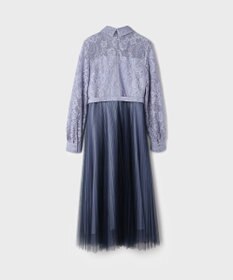 GRACE CONTINENTAL コードレースプリーツワンピース