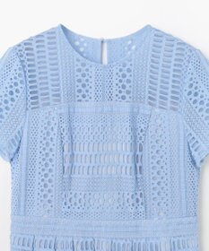 GRACE CONTINENTAL メッシュレースワンピース