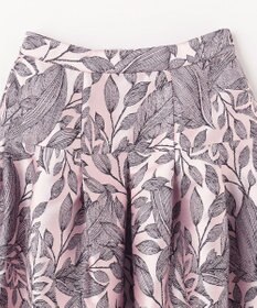 GRACE CONTINENTAL ボタニカルジャガードスカート