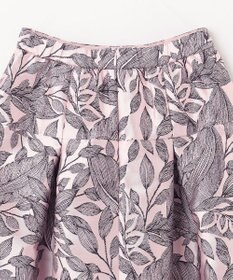 GRACE CONTINENTAL ボタニカルジャガードスカート