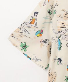 GRACE CONTINENTAL リゾートプリントシャツ