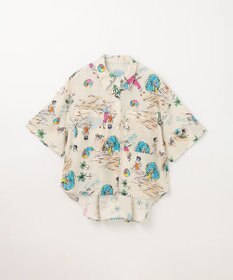 GRACE CONTINENTAL リゾートプリントシャツ