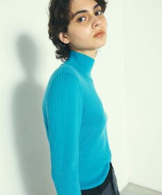 GRACE CONTINENTAL ビジューリブニットトップ