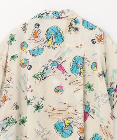 GRACE CONTINENTAL リゾートプリントシャツ