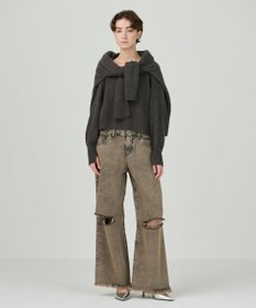 GRACE CONTINENTAL Vネックラムニットトップ