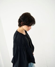 GRACE CONTINENTAL ギャザータフタブルゾン