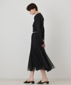 GRACE CONTINENTAL ラメクルーカットトップ