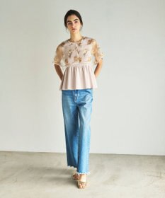 刺繍ケープニットトップ / GRACE CONTINENTAL | GRACE