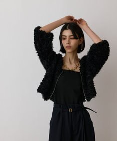 GRACE CONTINENTAL フラワーチュール刺繍ブルゾン