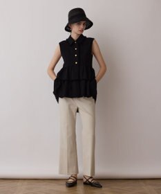 GRACE CONTINENTAL ツイードフリンジジレ