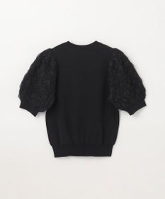 GRACE CONTINENTAL シアーハーフニットトップ