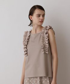 GRACE CONTINENTAL フリルカットトップ