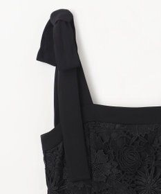 GRACE CONTINENTAL ケミカルフラワーレースワンピース