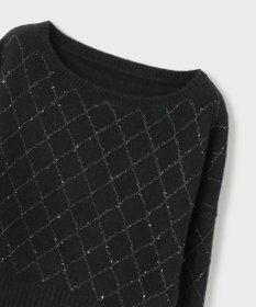 GRACE CONTINENTAL スパークルニットトップ