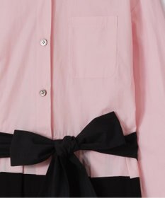 GRACE CONTINENTAL ボーダーコンビシャツワンピース