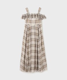 GRACE CONTINENTAL チェックサッカーワンピース