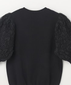 GRACE CONTINENTAL シアーハーフニットトップ