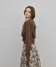 GRACE CONTINENTAL レイヤードニットトップ