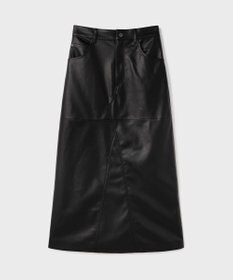 GRACE CONTINENTAL フェイクレザータイトスカート